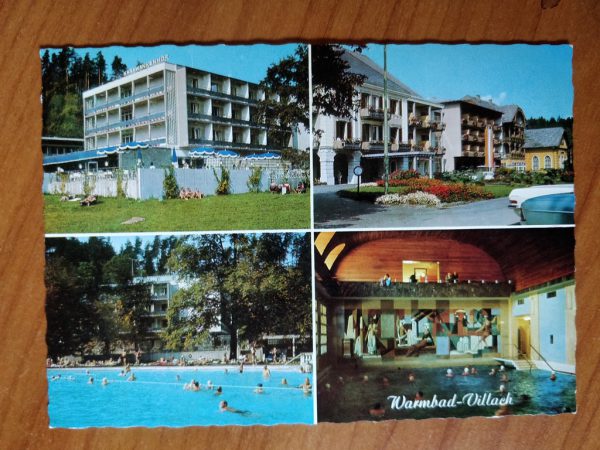 Postcard Warmbad Villach