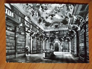 Postcard Benediktinerstift Melk an der donau