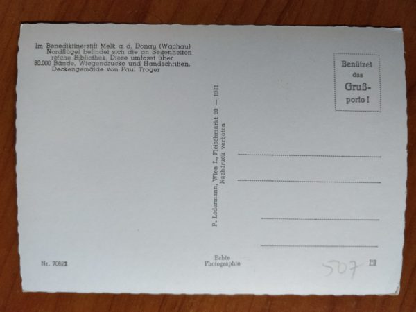 Postcard Benediktinerstift Melk an der donau - Image 2