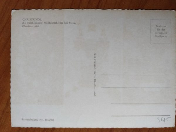 Postcard Frohe Weihnacht Steyr - Image 2