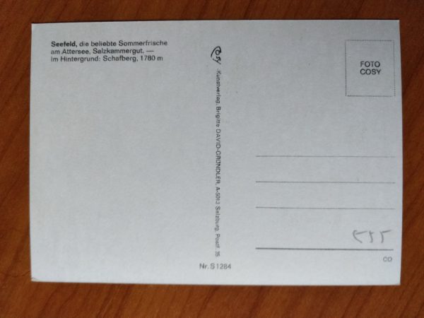 Postcard Seefeld Atterasee - Image 2