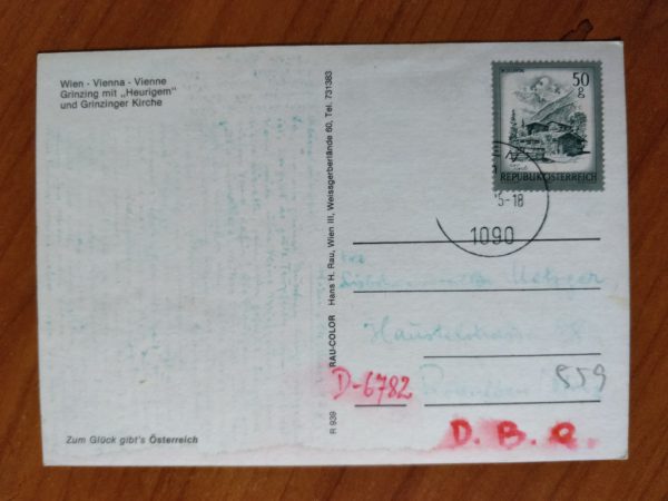 Postcard Vienna Grinzing - Image 2