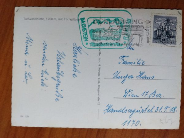Postcard Türlwandhütte mit Tuerlspitzen - Image 2