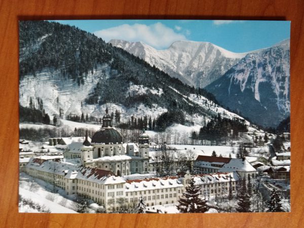 Postcard Ettal Abbey