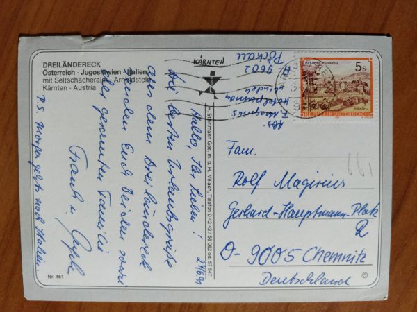 Postcard Dreilandereck Austra Italy Yugaslavie - Image 2