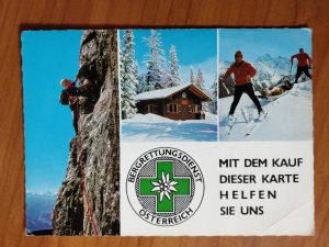 Postcard Bergrettungsdienst