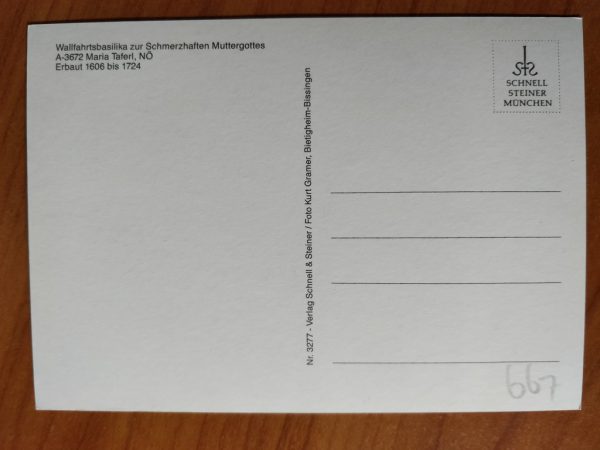 Postcard wallfahrtsbasilika zur Schmerzhaften - Image 2