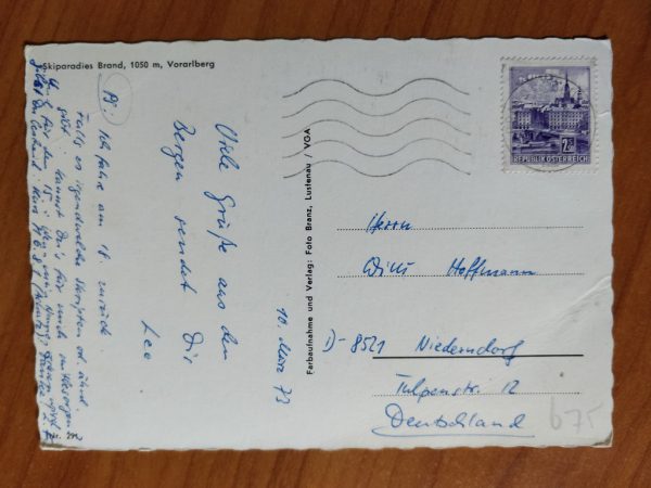 Postcard Brand Voralberg - Image 2