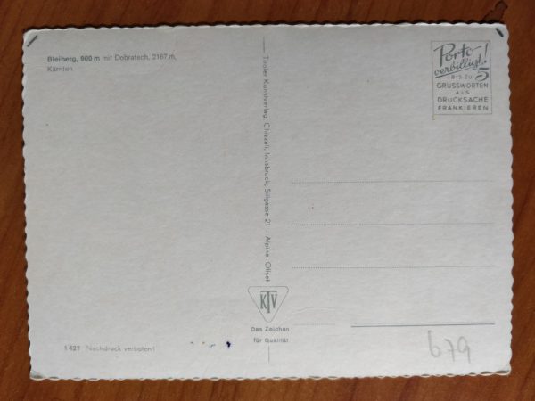 Postcard Bleiberg Mountain - Image 2