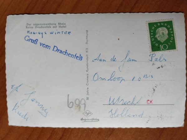 Postcard Ruine Drachenfeld - Image 2
