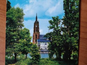 Postcard Frankfurt Main Church