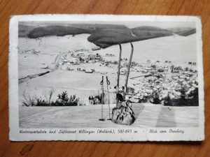 Postcard Willingen Waldeck blick von berg