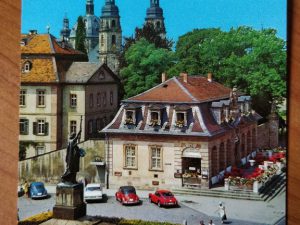 Postcard Fulda Haupwache und Dom