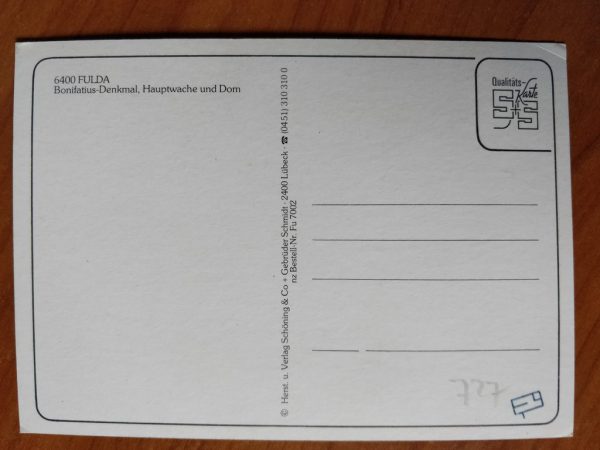 Postcard Fulda Haupwache und Dom - Image 2