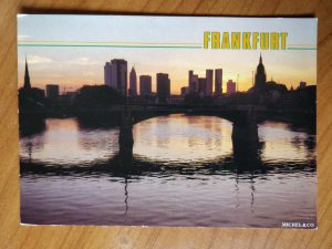 Postcard Frankfurt Skyline