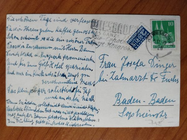 Postcard Wiesbaden Kurhaus - Image 2