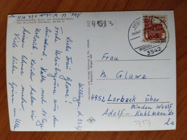 Postcard Willingen Waldeck - Image 2
