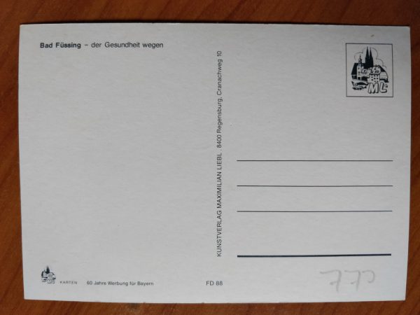 Postcard Bad Fussing Water - Image 2