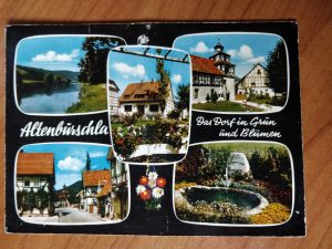 Postcard Altenburschla Das dorf