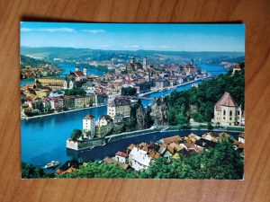 Postcard Passau Donau