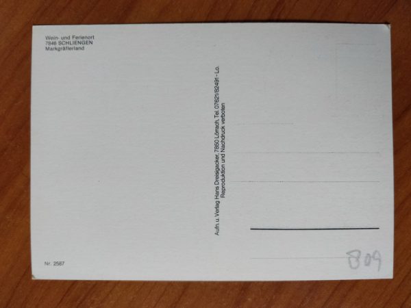Postcard wein und Ferienort Schliengen - Image 2