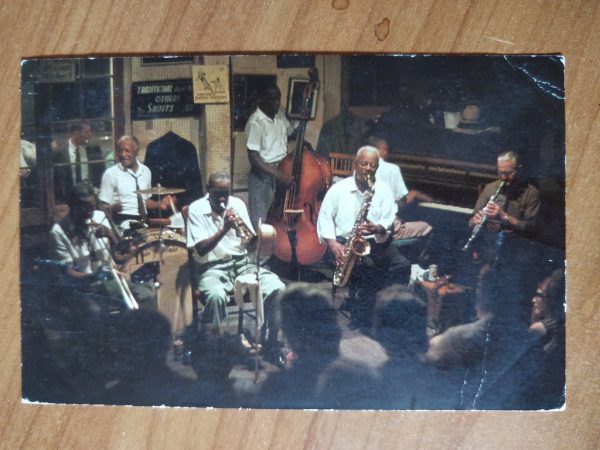 Postcard Musicians Jazz