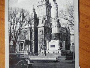 Postcard Randolph County Court Winchester