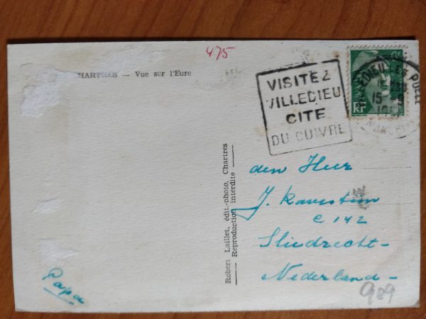 Postcard Chartres River - Image 2