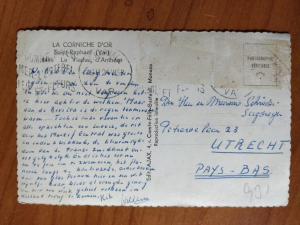 Postcard Cornisa de Oro Saint-Raphaël - Image 2