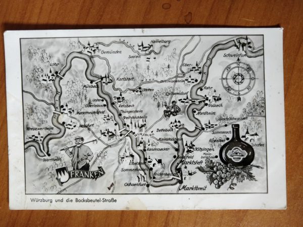 Postcard Wurzburg Card