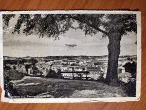 Postcard Valkenburg vanaf de Ruine