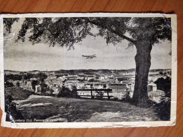 Postcard Valkenburg vanaf de Ruine