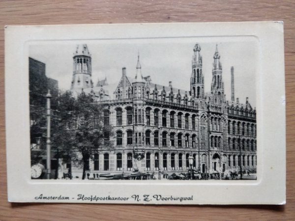 Postcard Amsterdam Hoofdpostkantoor