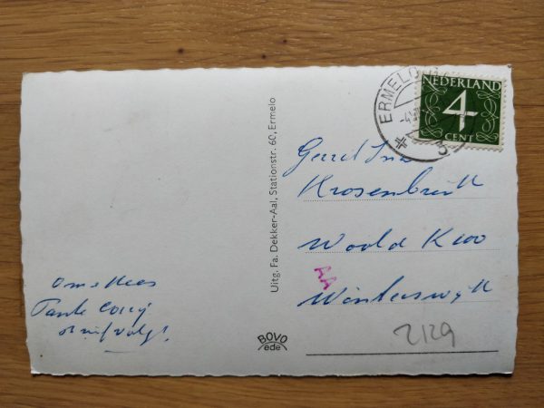 Postcard Ermelo Solmslaan - Image 2