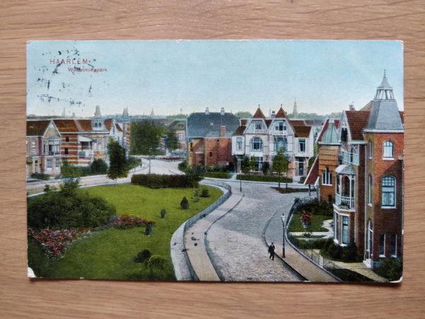Postcard Haarlem Wilhelminapark