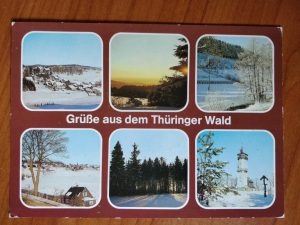 Postcard Grusse aus dem Thuringer Wald