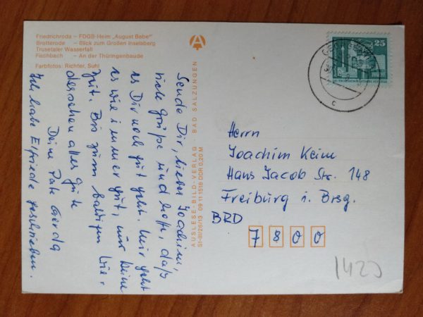 Postcard Rund um den Grossen Inselberg - Image 2