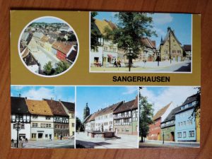 Postcard Sangerhausen 5 pictures