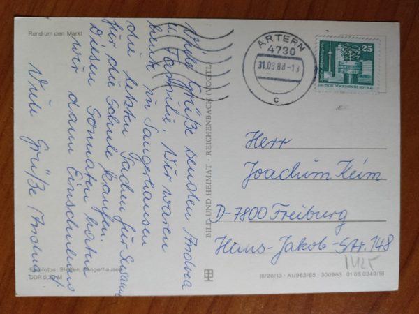 Postcard Sangerhausen 5 pictures - Image 2