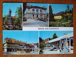 Postcard Gruss aus Eisenach