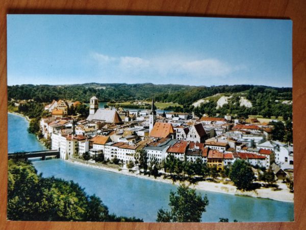 Postcard Wasserburg am Inn Panorama