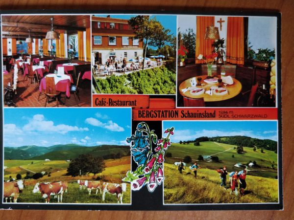 Postcard Bergstation Schauinsland