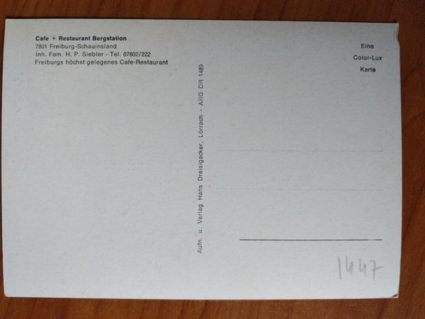 Postcard Bergstation Schauinsland - Image 2