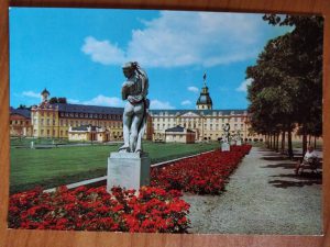 Postcard Karlsruhe Castle