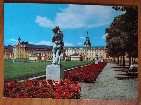 Postcard Karlsruhe Castle