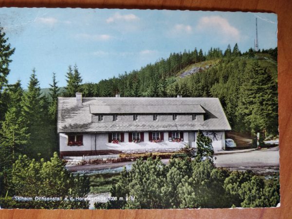 Postcard Skiheim Ettlingen