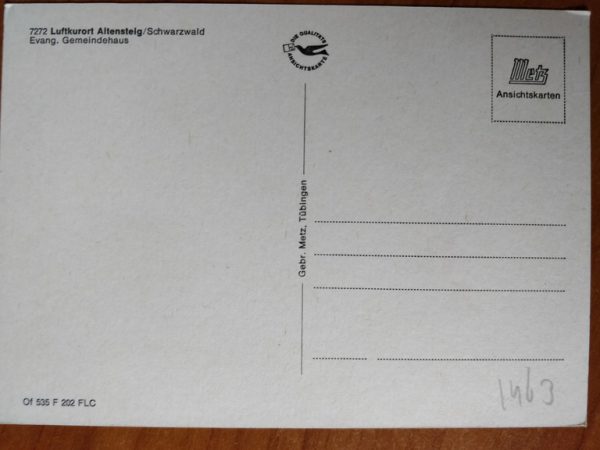 Postcard Luftkurort Altensteig - Image 2