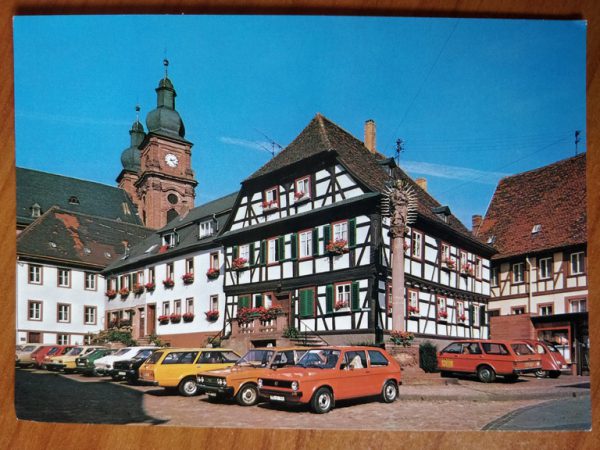 Postcard Amorbach im Odenwald