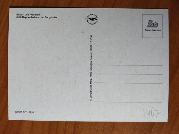 Postcard Heppenheim Bergstrasse - Image 2