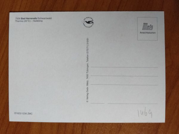 Postcard Bad Herrenalb Schwarzwald - Image 2